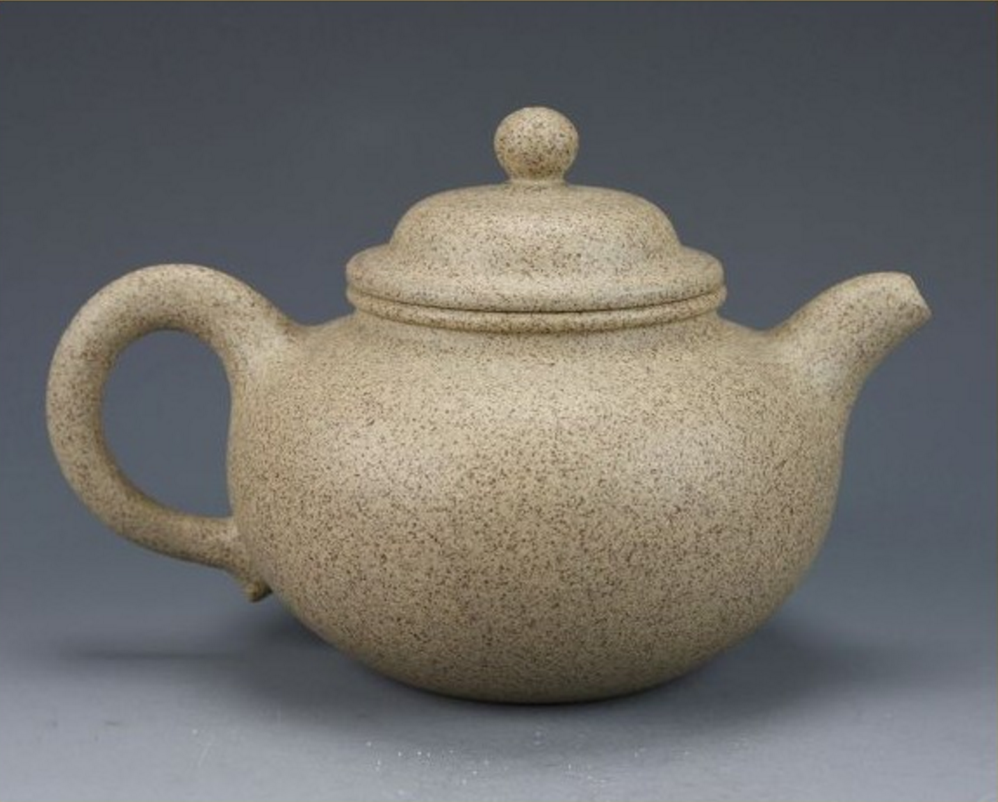 Bai Ma Zi Duan Ni Lian Zi Yixing Clay Teapot by Wang De Ming